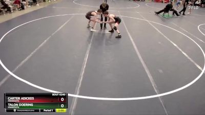 144 lbs Cons. Semi - Talon Doering, Minnesota vs Carter Adickes, Minnesota