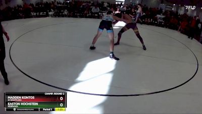 141 lbs Champ. Round 2 - Easton Hochstein, Nebraska vs Madden Kontos, GI Grapplers