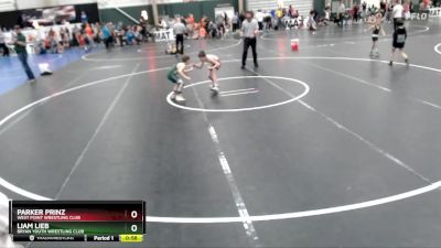 61 lbs Cons. Round 2 - Parker Prinz, West Point Wrestling Club vs Liam Lieb, Bryan Youth Wrestling Club