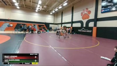 285C Round 3 - Riley Lemons, Natrona County vs Sam Rasmussen, Powell