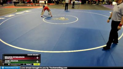 Champ. Round 1 - Braxon Rynearson, Broken Bow vs Zane Zoucha, Malcolm