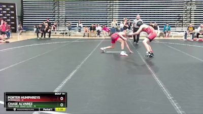 130 lbs Round 3 (10 Team) - Chase Alvarez, Terps East Coast Elite vs Porter Humphreys, Riverheads