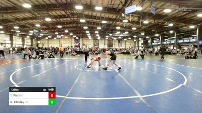 132 lbs Round Of 64 - Tyler Watt, NC vs Sidney Tildsley, MA