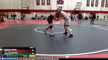 285 lbs Champ. Round 1 - Callum Bisping, Unatattched vs Loudyn Reese, Pacific (OR)