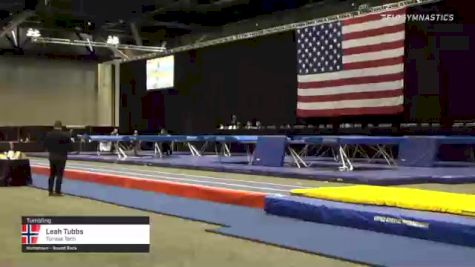 Leah Tubbs - Tumbling, Tumble Tech - 2021 USA Gymnastics Championships