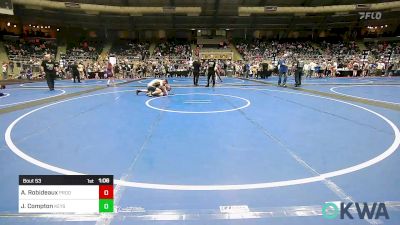 110 lbs Quarterfinal - Aiden Robideaux, Prodigy Elite vs Joshua Compton, Keystone Wrestling Club