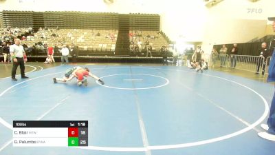 106 lbs Rr Rnd 9 - Cooper Blair, Maine Trappers vs Grace Palumbo, Dynamic