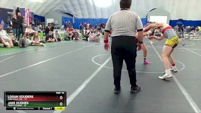 160 lbs Round 5 (8 Team) - Logan Souders, Ohio Gold 24k vs Jake Hughes, Terps Xtreme