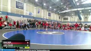 150 lbs Round 2 (4 Team) - Kole Hege, New Palestine vs Cory Fuller, Franklin Community