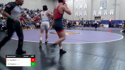 138 lbs Quarterfinal - Grant Myers, Blackman vs Arash Yazdani, Brentwood