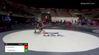 113 lbs Champ. Round 2 - Tanner Bartonico, Liberty High School Wrestling vs Anthony Camarillo, Redwood High School Wrestling