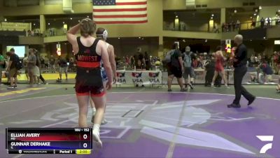 152 lbs Quarterfinal - Elijah Avery, MO vs Gunnar Derhake, IL