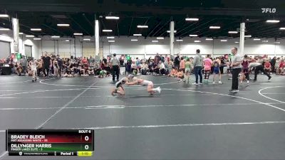 64 lbs Round 2 (8 Team) - Bradey Bleich, Mat Assassins White vs Dillynger Harris, Finger Lakes Elite