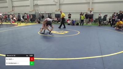 126-C lbs Round Of 32 - Bryce Holt, MI vs Owen Anderson, WV