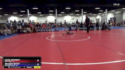 97 lbs Round 2 (8 Team) - Louis Kennedy, New York vs Braden Heath, Oklahoma Blue