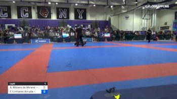 Athoa Ribiero De Miranda vs Felipe LInhares Arruda 2019 Pan IBJJF Jiu-Jitsu No-Gi Championship