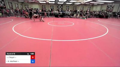 100 lbs Round Of 16 - Jordan Segal, Nj vs Sawyer Wolfkiel, Pa