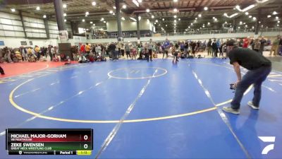 81 lbs Round 2 - Zeke Swensen, Great Neck Wrestling Club vs Michael Major-gorham, VB Fighthouse