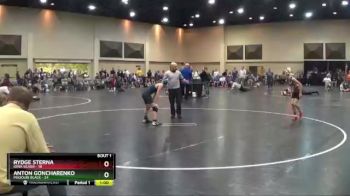 80 lbs Finals (2 Team) - Anton Goncharenko, Missouri Black vs Rydge Sterna, Iowa Silver