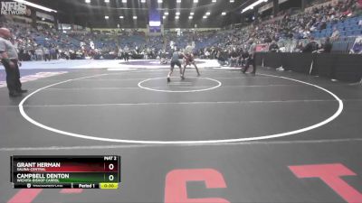 5A - 138 lbs Cons. Round 1 - Campbell Denton, Wichita-Bishop Carrol vs Grant Herman, Salina-Central