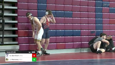 133 lbs Consi Of 8 #2 - Spencer Barnhart, Univ Of Pennsylvania vs Jaxon Maroney, Drexel