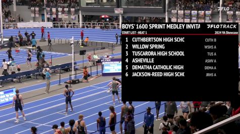 High School Boys' Sprint Medley Relay Invitational , Finals 1