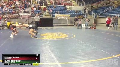 145 lbs Cons. Round 1 - Conrad Kopari, Dickinson vs Clark Thompson, Bismarck Legacy