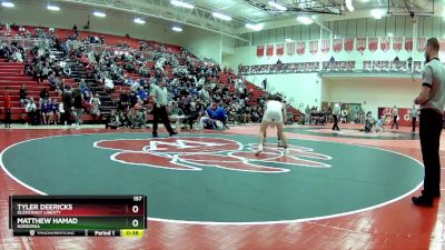 157 lbs 3rd Place Match - Matthew Hamad, Nordonia vs Tyler Deericks, Olentangy Liberty