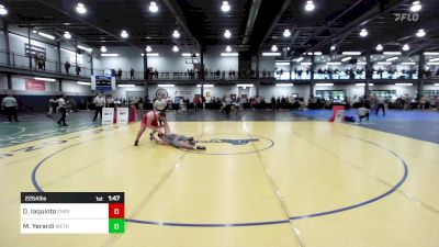 225A lbs Rr Rnd 1 - Dominic Iaquinto, Empire Wrestling vs Marco Yerardi, Metrowest United