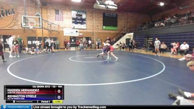 108 lbs Round 4 - Madden Hernandez, Sublime Wrestling Academy vs Remington Steele, All In Wrestling