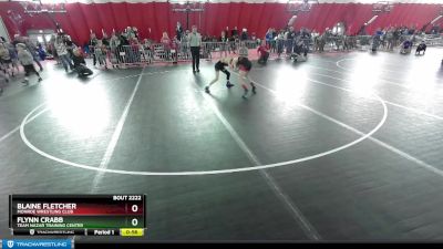 82 lbs Cons. Semi - Flynn Crabb, Team Nazar Training Center vs Blaine Fletcher, Monroe Wrestling Club