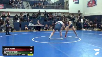 170 lbs Semifinal - Lily El-Masri, Vanguard vs Olivia Robinson, Eastern Oregon University (OR)