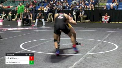 125 lbs Consi of 4 - Sean Williams, Fresno State vs Jay Schwarm, Northern Iowa