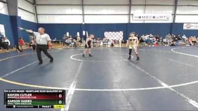 90 lbs Champ. Round 1 - Karson Haines, Small Town Wrestling vs Kaycen Cutler, Bonneville Wrestling Club