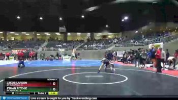 120 lbs Round 3 (4 Team) - Ethan Ritchie, 6A Newberg vs Jacob Larson, 6A Clackamas