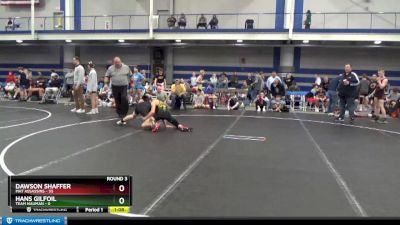 120 lbs Round 3 (8 Team) - Dawson Shaffer, Mat Assassins vs Hans Gilfoil, Team Nauman