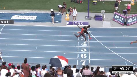 Youth Boys' 400m Championship, Semi-Finals 1 - Age 15-16