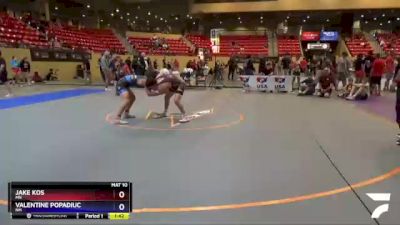 126 lbs Semifinal - Jake Kos, MN vs Valentine Popadiuc, NM