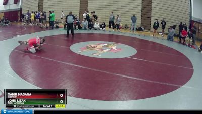 120 lbs Cons. Round 4 - Xahir Magana, Western vs John Lizak, Faith Lutheran