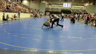 135 lbs 3rd Place - Brooklyn Gaines, Big Red MC Wrestling Club vs Elijah Podany, Lumpkin County Wresting