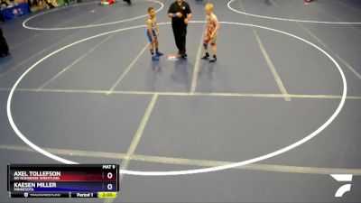 93 lbs Round 3 - Axel Tollefson, No Nonsense Wrestling vs Kaesen Miller, Minnesota