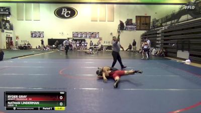 190 lbs Round 1 (10 Team) - Ryder Gray, Hewitt-Trussville vs Nathan Linderman, Leeds