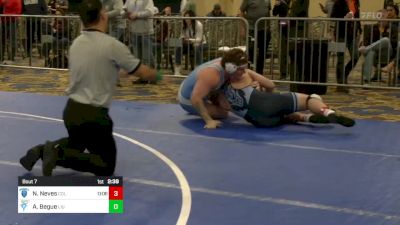 285 lbs Rd Of 64 - Nolan Neves, Columbia vs Aeden Begue, Long Island University