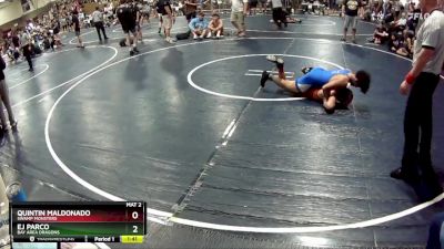 155 lbs Quarterfinal - Quintin Maldonado, Swamp Monsters vs Ej Parco, Bay Area Dragons