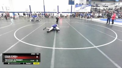 184 lbs Champ. Round 2 - Trystan Altensey, UW-Stevens Point vs Colin O`Neill, Elmhurst College