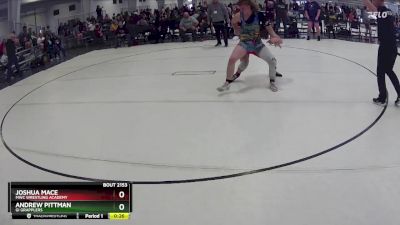 168 lbs Cons. Round 5 - Andrew Pittman, GI Grapplers vs Joshua Mace, MWC Wrestling Academy