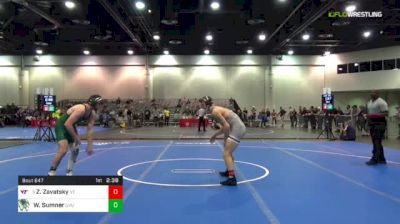 184 lbs C Of 8 #2 - Zack Zavatsky, Virginia Tech vs Will Sumner, Utah Valley