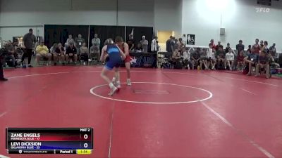 130 lbs Round 1 (16 Team) - Zane Engels, Minnesota Blue vs Levi Dicksion, Oklahoma Blue