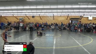 I 85 lbs Round Of 16 - Mason Greene, Wellsboro vs Logan Strohl, Tunkhannock