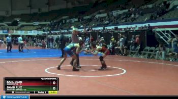 144 lbs Quarterfinals (8 Team) - Karl Dean, Gloucester vs David Ruiz, Western Branch